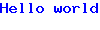 Visualización del ejemplo: imagestring()